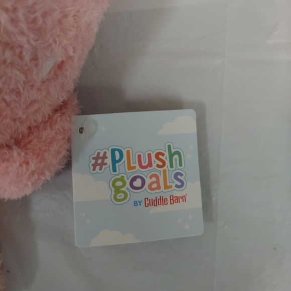 Plush Goals Cuddle Barn Strawberry Wawa The Froggie Plush Animal NWT - Picture 4 of 6